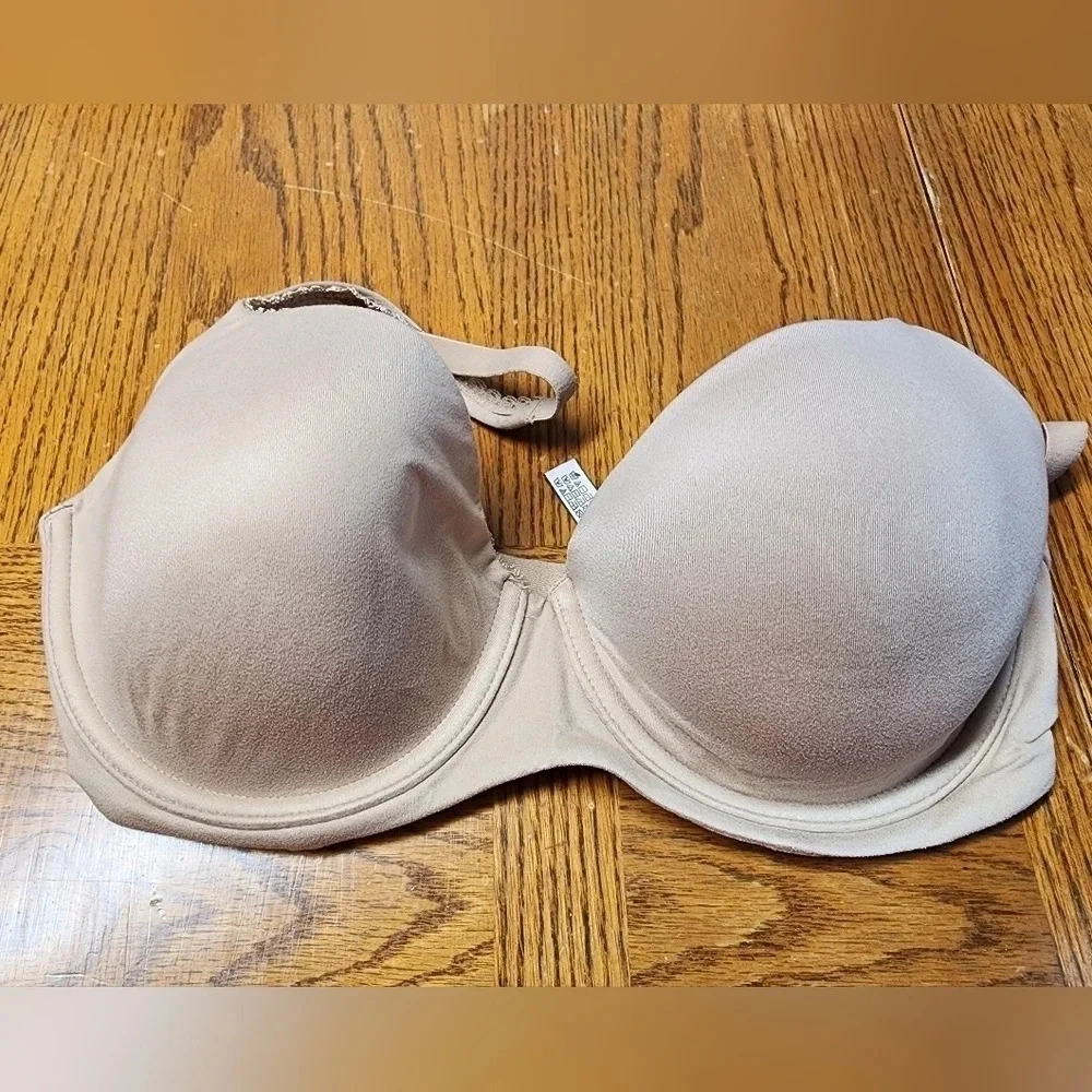 Victoria Secret Body By Victoria Lined Demi 32DDD Padded Underwire Nude Beige